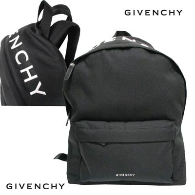 ジバンシー GIVENCHY メンズ 鞄 バックパック リュックサック ロゴ ユニセックス可 ホワイトGIVENCHY刺繍ロゴ フロントポケット部分ロゴメタル ジップ部分ロゴ刻印 ブラック BK508HK 1F5 001 (R137500) 222 2022年秋冬新作 【送料無料】 【smtb-TK】