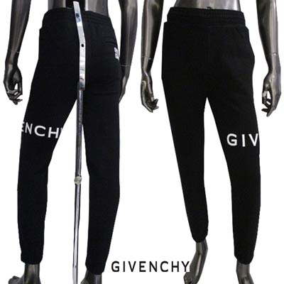 ジバンシー GIVENCHY メンズ ボトムス スウェットパンツ ロゴ 左足GIVENCHY/バックポケット部分4Gモノグラム立体刺繍ロゴ入りジョガーパンツ ブラック BM51353 Y78 001 (R149600/R148500) 222 2022年秋冬新作 【送料無料】 【smtb-TK】