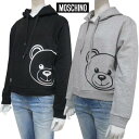 モスキーノ MOSCHINO レディース トップス パーカー フーディ ※ブラックのみセットアップ着用可(ボトムス別売り) 2color レフトサイドベアーロゴ...