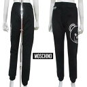 モスキーノ MOSCHINO レディース ボトムス スウェットパンツ セットアップ着用可(トップス別売り) レフトサイドベアーロゴ・フロントライト部分MOSCH...