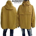 バーバリー BURBERRY メンズ アウター ジャケット ロゴ チェスト部分シルバーロゴ フロントフラップ部分ジップポケット 両サイドジップポケット ハーフジップジャケット カシミヤ混 キャメル 8054442 135477 A1420 (R302500) 222 2022年秋冬新作 【送料無料】 【smtb-TK】