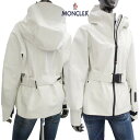 モンクレール モンクレールグルノーブル MONCLER GRENOBLE レディース アウター ジャケット TECHE 取り外し可ウエストベルト・バックル/アーム/ネックロゴ・ジップ部分トリコロール付きジャケット 白 1A00016 5799B 041 (R214500) 222 2022年秋冬新作 【送料無料】 【smtb-TK】