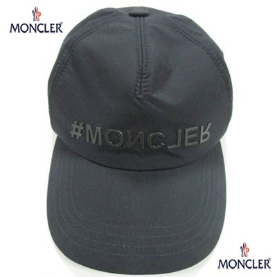 モンクレール 小物 メンズ モンクレールグルノーブル MONCLER GRENOBLE メンズ 小物 帽子 キャップ ユニセックス可 ロゴ フロントMONCLERロゴ・バックロゴタグ・バック調節部分ロゴ刻印付きキャップ ブラック 3B00006 54AL5 999 (R44000) 222 2022年秋冬新作 【送料無料】 【smtb-TK】