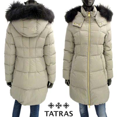 タトラス タトラス TATRAS レディース アウター ダウンコート ジャケット フードファー・バックネック部分ゴールドロゴプレート付きフード取り外し可ダウンコート ライトグレー LTLA21A4210-D JILDA 08 L.GRAY (R132000) GB222 2022年秋冬新作 【送料無料】 【smtb-TK】