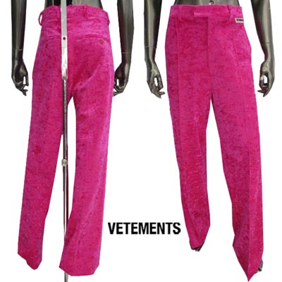 ヴェトモン VETEMENTS メンズ ボトムス パンツ ロゴ セットアップ着用可(トップス別売り) VETEMENTSロ..