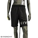 ジバンシー GIVENCHY ハーフパンツ スイムウェア 水着 メンズ ボトムス ロゴ 裾部分ロゴプリント・裏地メッシュ加工・バックポケット付きスイミングパンツ...