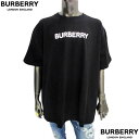 バーバリー BURBERRY メンズ トップス Tシャツ 半袖 ロゴ ※同デザインで色違いもあります フロントロゴプリント入り半袖Tシャツ ブラック 8055307 130828 A1189 (R66000/R72600) 321 2023年春夏新作 【送料無料】 【smtb-TK】