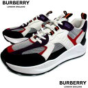 バーバリー BURBERRY メンズ 靴 スニーカー サイドエンボスロゴ・かかと部分TBモノグラム刺繍ロゴ・メッシュ加工入り・タン/ソール部分ロゴ入りローカット...