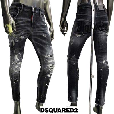 ディースクエアード DSQUARED2 メンズ パンツ ボトムスジーンズ SKATER JEAN セットアップ着用可(アウ..