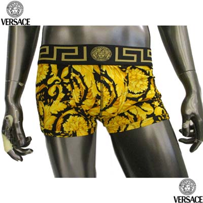 ヴェルサーチ VERSACE メンズ 下着 アンダーウェア ボクサーパンツ バロック柄 バロッコ柄・ウエストゴム部分グレカライン/メデューサロゴ入りボクサーパンツ マルチカラー 1000957 1A00515 5B010 (R15400) 321 2023年春夏新作 【送料無料】 【smtb-TK】