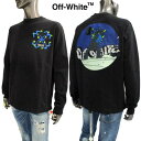 オフホワイト OFF-WHITE メンズ トップス Tシャツ 長袖 ロンT ロゴT チェスト部分スター/アロー刺繍ロゴ・バックサークル部分ロゴ/キャラクター入り...