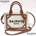 バルマン BALMAIN レディース 鞄 トートバッグ フロント刺繍ロゴ・ショルダーストラップ付き2wayミニトートバッグ アイボリー AN1FD808 TDC...