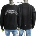 ジバンシー GIVENCHY メンズ トップス トレーナー スウェット フロントアーチ刺繍ロゴ・フロント/バック裾部分4Gモノグラム刺繍ロゴ入りトレーナー ブラック BMJ0H63 Y78 001 (R132000) 321 2023年春夏新作 【送料無料】 【smtb-TK】