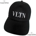 ヴァレンティノ VALENTINO メンズ 帽子 キャップ ユニセックス可 フロントVLTNロゴ・裏地メッシュ/ロゴライン・留め具部分ロゴ刻印入りキャップ ブラ...