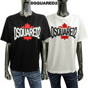 ディースクエアード DSQUARED2 レディース トップス Tシャツ カットソー 半袖 2color フロントロゴ/カナダロゴプリント入りショートスリーブTシャツ ホワイト/ブラック S75GD0329 S22427 100/900 (R42900) 321 2023年春夏新作 【送料無料】 【smtb-TK】