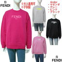 フェンディ FENDI キッズ 子供服 ジュニア トレーナー スウェット ユニセックス 大人着用可 4color フロントロゴ付きトレーナー ピンク/マゼンダ/...