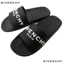 ジバンシー GIVENCHY メンズ シャワーサンダル スライダーサンダル 靴 フロント/サイドソール部分エンボスロゴ・ソールロゴ入りシャワーサンダル ブラック...