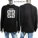 ジバンシー GIVENCHY メンズ トップス セーター ニット フロント4Gモノグラムロゴ/スター・ネック/裾部分ダメージ加工入りセーター ブラック BM90...