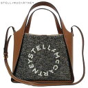 ステラマッカートニー STELLA McCARTNEY レディース 鞄 トートバッグ ショルダーバッグ サークルロゴ刺繍・ヘリンボーン・取り外し可能ポーチ付2w...