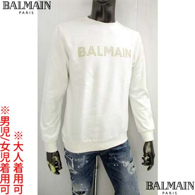 バルマン BALMAIN キッズ 子供服 トップス トレーナースウェット ユニセックス可 ※...