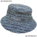 ジバンシー GIVENCHY メンズ 帽子 ハット バケットハット ユニセックス可 全体/内部4Gモノグラムロゴ・フロントホワイト刺繍ロゴ入りバケットハット ラ...