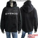 ジバンシー GIVENCHY キッズ 子供服 ジュニア パーカー フーディ スウェット ユニセックス 大人着用可 フロントロゴ・全体ダメージ加工入りスウェットパーカー ブラック H25488 09B (R85500) 322 2023年秋冬新作 【送料無料】 【smtb-TK】