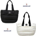 モンクレール MONCLER モンクレール 鞄 バッグトートバッグ カラドック 2color フロントロゴ・内部ポケット付きキルティングトートバッグ ホワイト/...