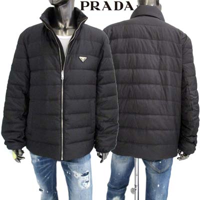プラダ PRADA メンズ アウター ダウンジャケット チェスト部分トライアングルロゴ・フード収納可・ジップ部分ロゴ刻印付きダウンジャケット ブラック SGC403 13IL F0002 (R396000) GB322 秋冬新作 【送料無料】 【smtb-TK】のサムネイル