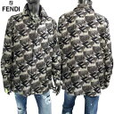 フェンディ FENDI メンズ トップス カジュアルシャツ 長袖シャツ 全体FFモチーフ立体ブロック入りシルクシャツ マルチカラー FS1038 APQ9 F0...
