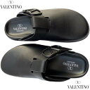ヴァレンティノ VALENTINO メンズ 靴 サンダル クロッグサンダル シューズ サイドVロゴ・インソール/ソール部分ロゴ入りクロッグサンダル ブラック 3...