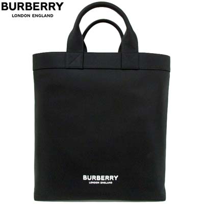 バーバリー BURBERRY 鞄 トートバッグ ショルダーバッグ ユニセックス ホワイトロゴ・取り外し可ショルダーストラップ部分ロゴライン・マグネットボタン開閉・内ジップポケット付2wayトート 黒 8063497 117221 A1189 (R143000) 322 2023年秋冬新作 【送料無料】【smtb-TK】