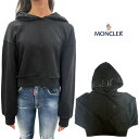 モンクレール MONCLER レディース トップス パーカー フーディ スウェット チェスト部分ロゴワッペン・フード縁部分ロゴ入りプルオーバーパーカー ブラック 8G78710 809LC 999 (R81400) 322 2023年秋冬新作 【送料無料】 【smtb-TK】(4)