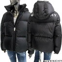 ジバンシー GIVENCHY メンズ アウター ダウンジャケット バックホワイトロゴ・ジップライン4Gロゴ・ジップ部分GIVENCHY/4Gモノグラムロゴ刻印付...