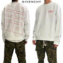 ジバンシー GIVENCHY メンズ トップス トレーナー スウェット チェスト部分レッドスター/ブランドロゴ・バックビック4Gモノグラムロゴヴィンテージプリント入りトレーナー ホワイト BMJ0LC3YJ5 100 (R149600) 421 2024年春夏新作 【送料無料】 【smtb-TK】