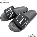 ヴァレンティノ VALENTINO シャワーサンダル メンズ シューズ 靴 VLTNロゴ・カモフラージュ柄ソール・ソール部分ロゴ付きシャワーサンダル ブラック ...