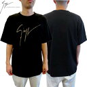 ジュゼッペザノッティ GIUSEPPE ZANOTTI メンズ トップス Tシャツ 半袖 ロゴT フロントゴールドラインストーンシグネチャーロゴ入りショートスリ...