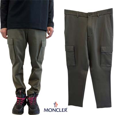 MONCLER モンクレール GABARDINE JOGGERS/ロゴ パッチ カーゴ