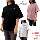モンクレールグルノーブル MONCLER GRENOBLE Tシャツ レディース 半袖 3色展開 チェスト/バック裾ロゴ・アームロゴワッペン入りショートスリーブ...
