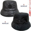 モンクレール MONCLER 帽子 ハット レディース リバーシブル ユニセックス可 片面全体エンボスロゴ・フロントラバーロゴワッペン・片面フロントワンポイント...