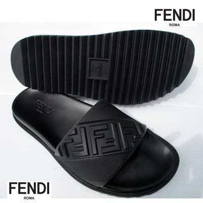フェンディ FENDI サンダル 靴 メンズ シャワーサンダル ビーチサンダル FFズッカ...