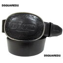 ディースクエアード DSQUARED2 ベルト メンズ グッズ 小物 DICK/カナダロゴバックル・剣先ロゴ刻印入りベルト ブラック BEM0579 12900...