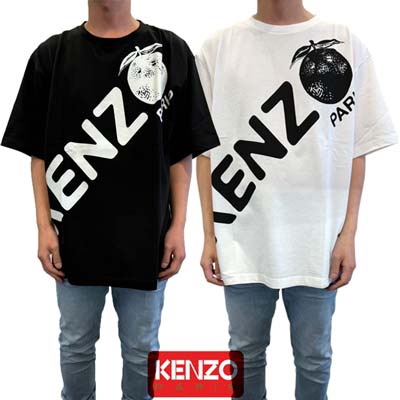 KENZO◇Tシャツ/M/コットン/GRY/プリント/FE52TS1184SO KENZO(ケンゾー
