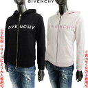 ジバンシー GIVENCHY パーカー フーディ スウェット キッズ 子供服 ユニセックス サイズにより大人着用可 フロントロゴ・バック裾4Gロゴ入りジップアッ...