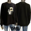 カールラガーフェルド KARL LAGERFELD トレーナー スウェット レディース ユニセックス アイコニックサングラスシュペット/カールラガーフェルドロゴ...
