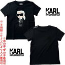 カールラガーフェルド KARL LAGERFELD Tシャツ 半袖 キッズ 子供服 ユニセックス サイズにより大人着用可 アイコニックロゴ・バックショルダーロゴ...