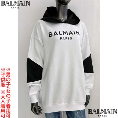 �Х�ޥ� BALMAIN �ѡ����� ���å� �Ҷ��� �ա��ǥ� �������å� �ȥåץ� ������Ѳ� ��˥��å��� �ե���ȥ֥�å���������Х����顼�ǥ�����ץ륪���С��ѡ����� �ۥ磻�ȥ֥�å� BV4Q70 Z0081 100NE 12A/14A (R66800) 422 2024ǯ���߿��� ������̵���� ��smtb-TK��