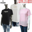 フェンディ FENDI 半袖Tシャツ キッズ 子供服 トップス 大人着用可 ユニセックス 3色展開 フロント刺繍ロゴ入りショートスリーブコットンTシャツ ホワイ...