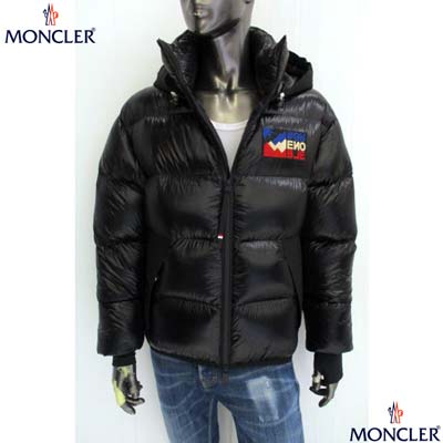 モンクレールグルノーブル MONCLER GRENOBLE メンズ ダウンジャケット アウター MARCASSIN トリコロールカラー刺繍ロゴ・ロゴワッペン・ジップポケット/パウダーガード/指ぬきグローブ付ジャケット 1A00049 54AN2 999 (R259600) WA421 2024年春夏新作 送料無料 【smtb-TK】