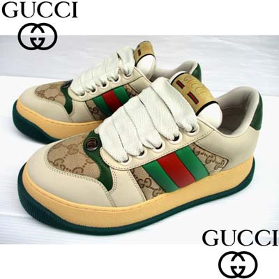 グッチ GUCCI スニーカー 靴 メンズ シューズ ボディ/タン部分シェリーライン・タ...