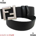 フェンディ FENDI ベルト メンズ 小物 グッズ FFロゴバックル・片面FFズッカ柄リバーシブルレザーベルト ブラック 7C0488 ASIW F1Q2A ...